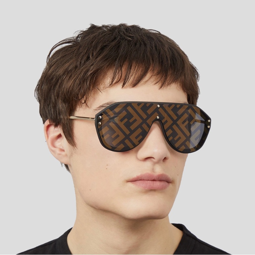 COPY - Fendi FF-Logo Aviator Sunglasses